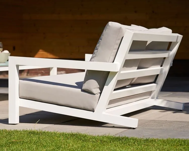 Садові меблі з дерева Lounge White — фото 4